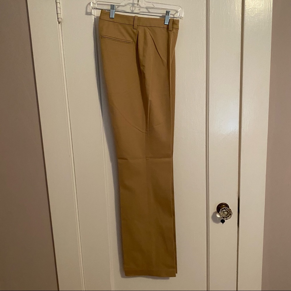 Banana Republic camel Harrison trouser